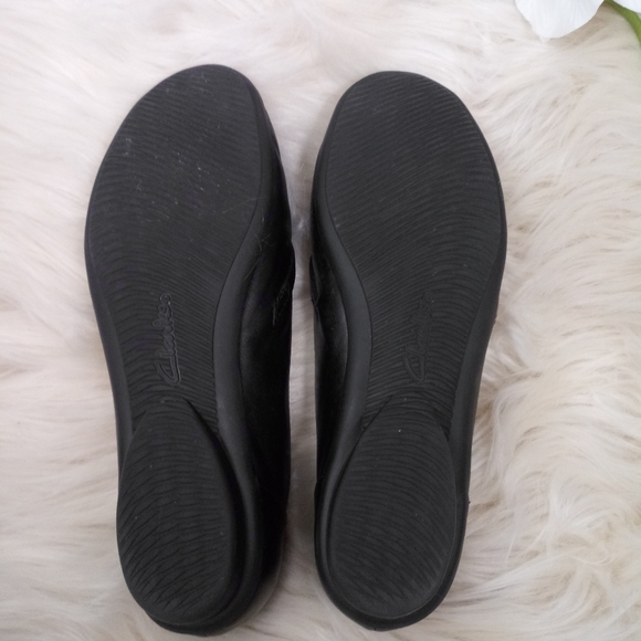 Clarks Gracelin Gemma Leather Flats Cushion 8.5 - Picture 15 of 16